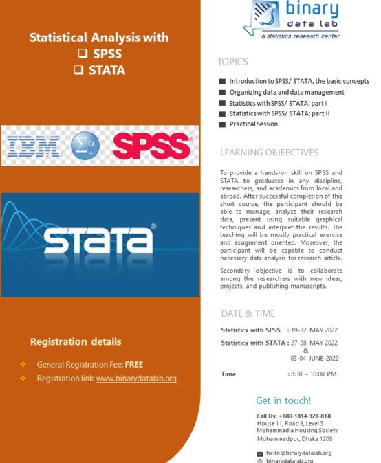 Statistical Analysis with SPSS/ STATA